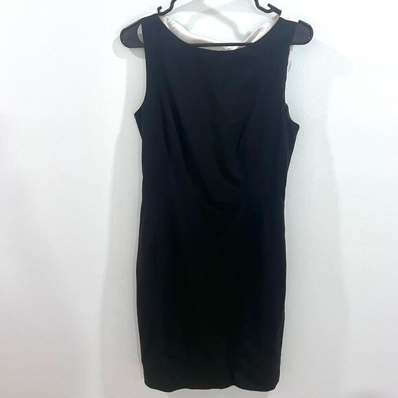 H&M black and white cutout sheath dress size 10 - Picture 6 of 10